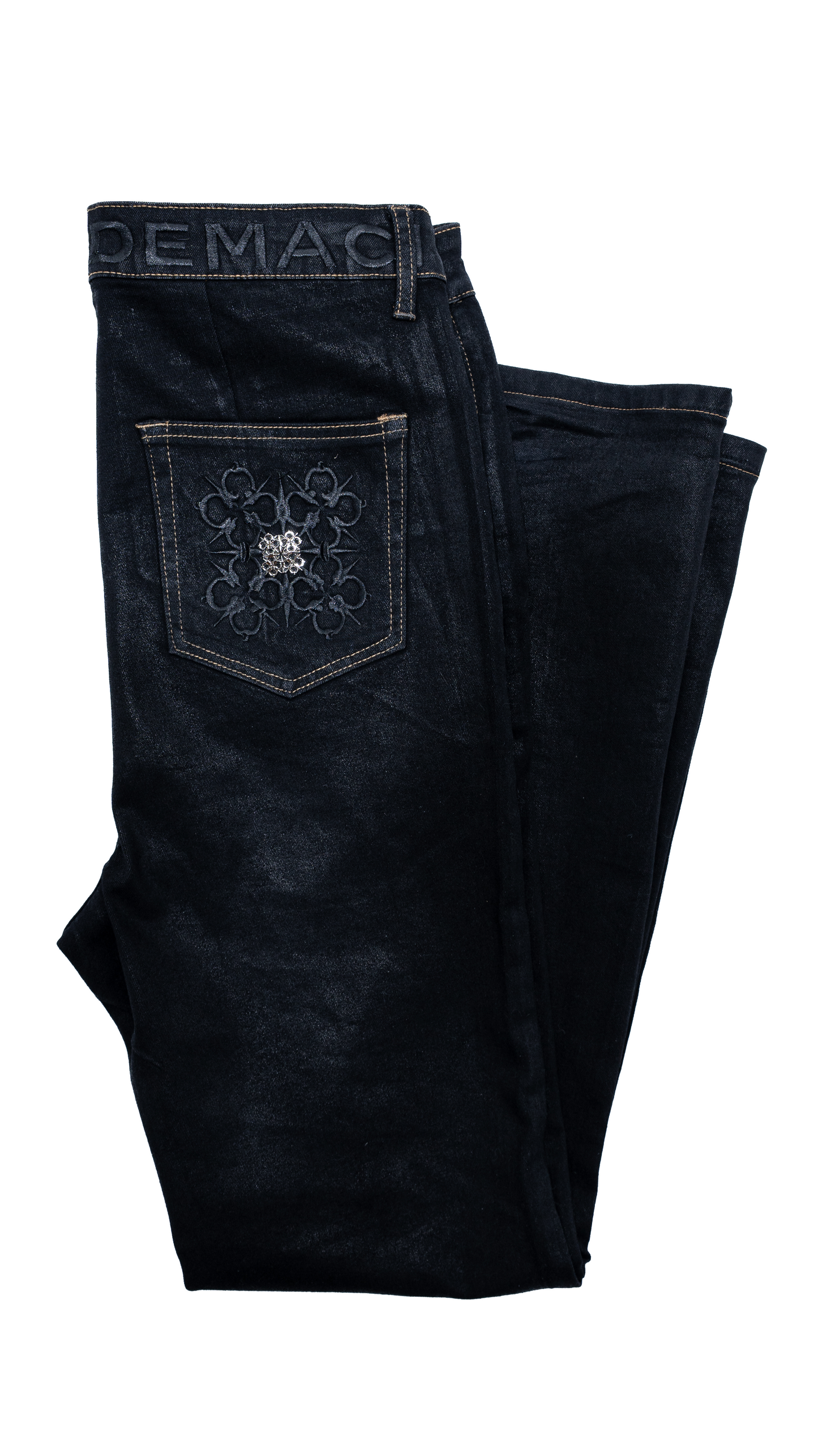 DEMACI® JD CUT DENIM - WAXED BLACK