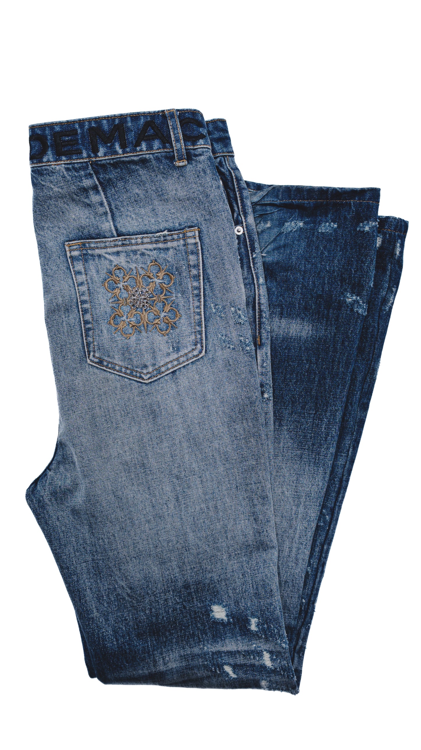 DEMACI® JD CUT DENIM - DISTRESSED