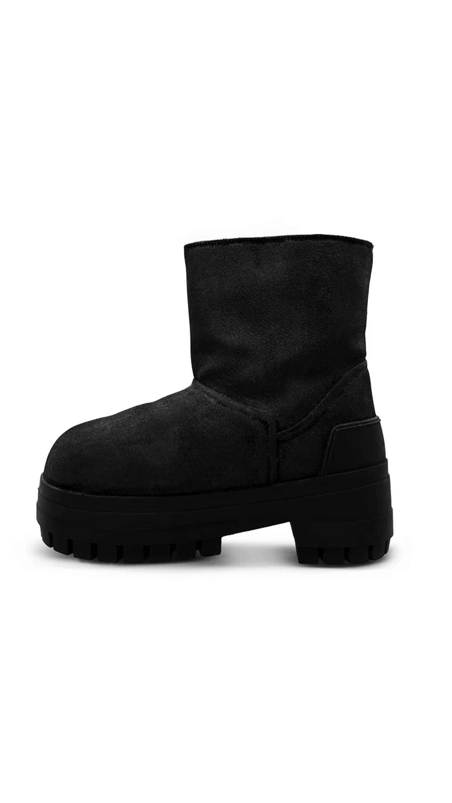 Demaci® XGG Waxed Denim Boots - Black