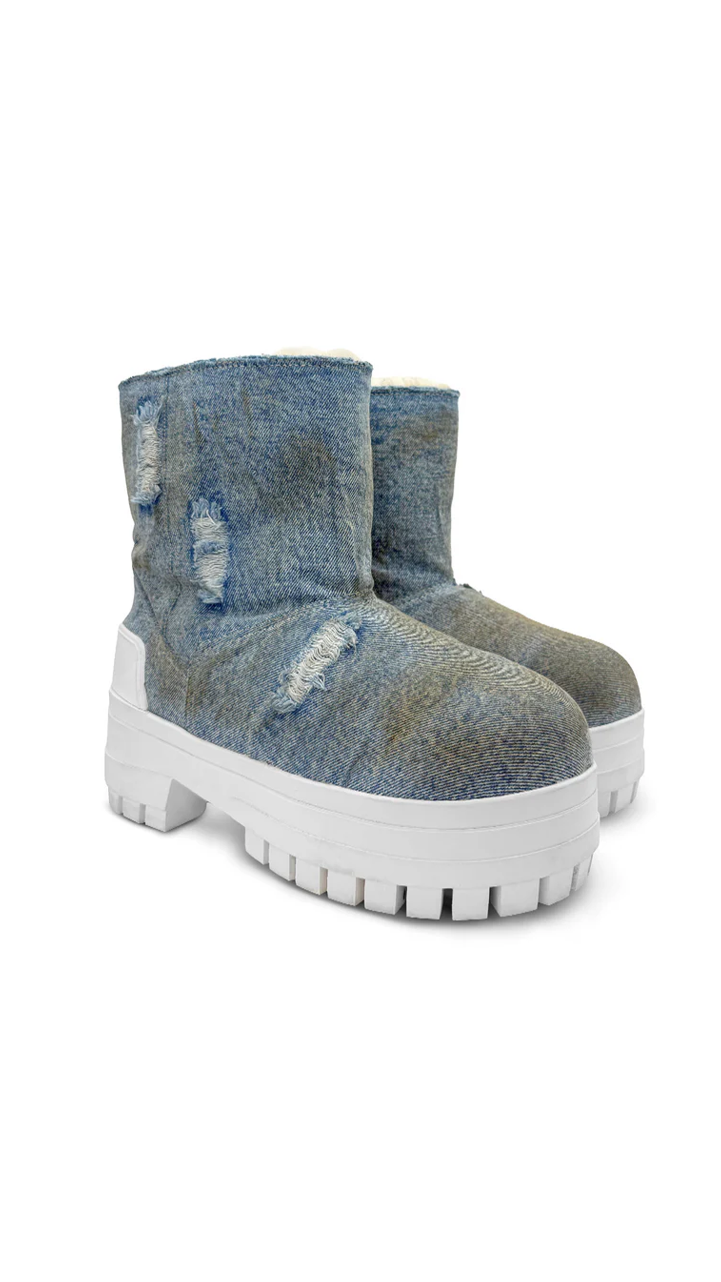 Demaci® XGG Denim Boots - Blue