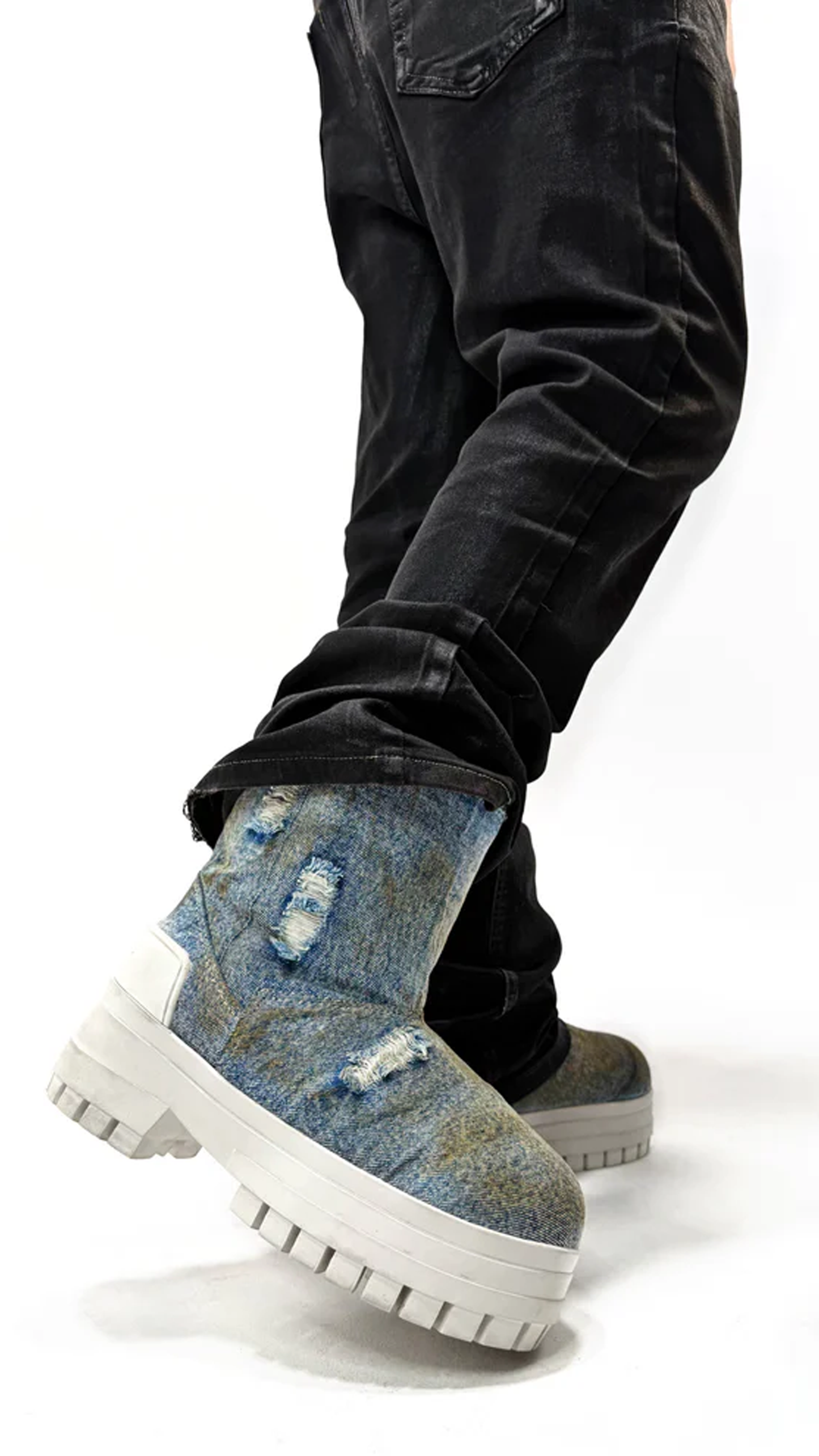 Demaci® XGG Denim Boots - Blue