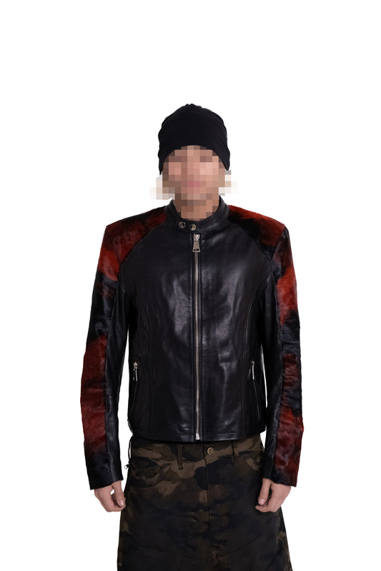 Magma Pony Hair Leather Jacket